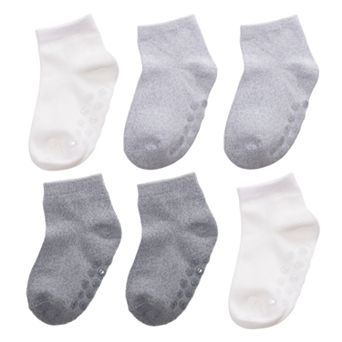 Baby & Toddler Jumping Beans® 6-pack Low-Cut Softest Grip Socks