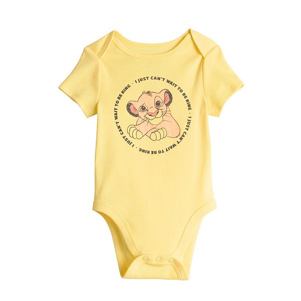 Disney s The Lion King Baby Simba Graphic Bodysuit by Jumping Beans