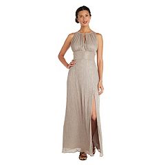 Long Halter Sheer Printed Chiffon Maxi Dress – R&M Richards