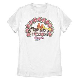 Juniors' Power Puff Girls Ponisetta Flower Arc Graphic Tee