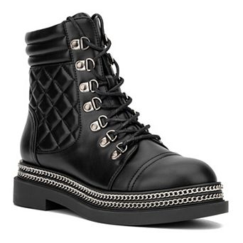 New York & Company Katelynn Women's Chain-Link Ankle Boots