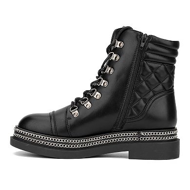 New York & Company Katelynn Women's Chain-Link Ankle Boots