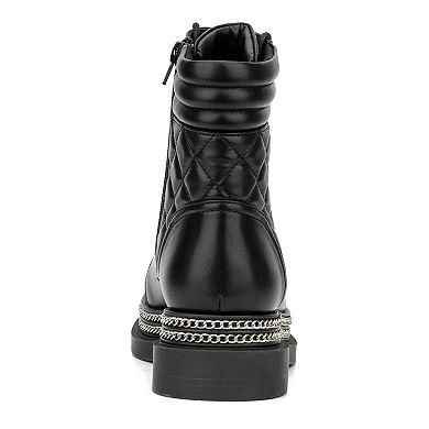 New York & Company Katelynn Women's Chain-Link Ankle Boots