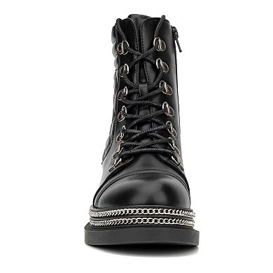 New York & Company Katelynn Women's Chain-Link Ankle Boots