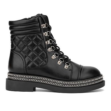New York & Company Katelynn Women's Chain-Link Ankle Boots