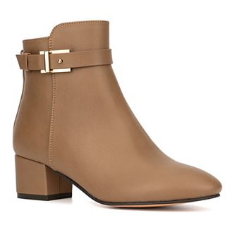 New York & Company Flori Buckle Women's Ankle Boots