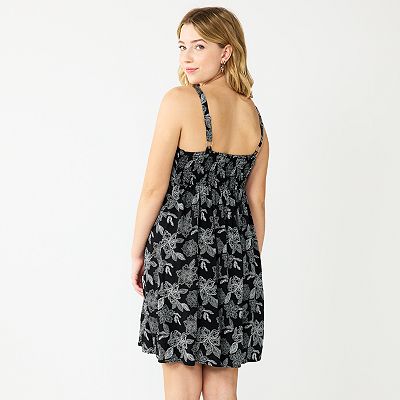 Juniors' Rewind A-Line Skater Dress