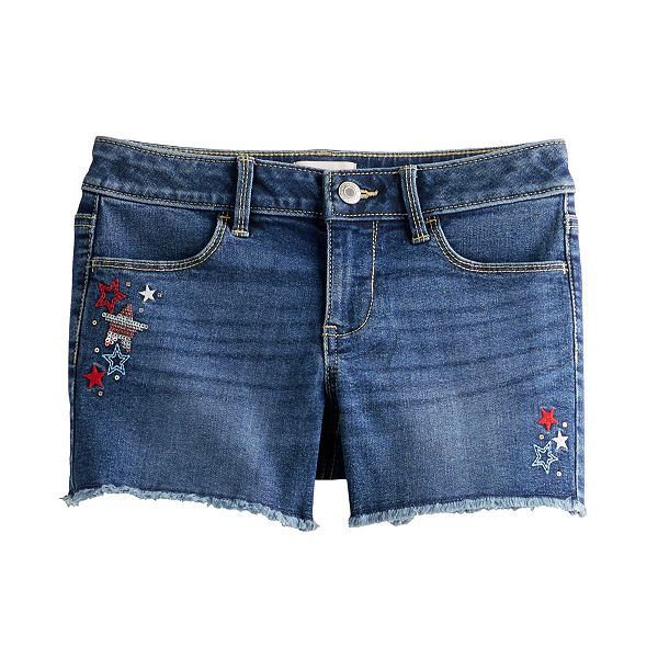 Kohls girls online jean shorts