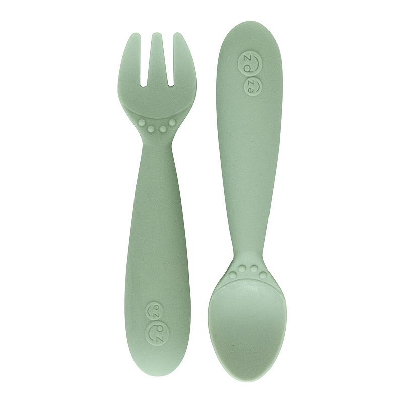 Zulay Kitchen Flatware Set Spoons & Forks for Toddlers, 4 Spoons