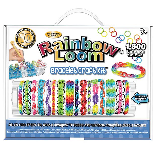 How To Use Rainbow Loom - Easy To Follow Instructions - Rubberband Single  Loop Bracelet Maker 