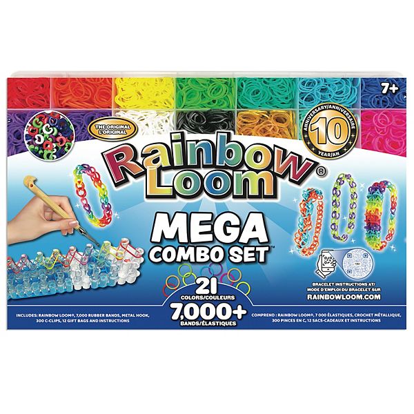Rainbow Loom Rubber Band Bracelet Craft Kit - 20747492