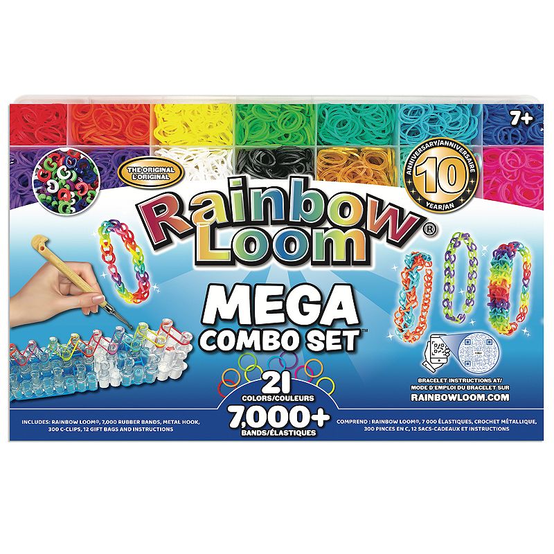 Rainbow Loom MEGA Combo Bracelet Making Set, Multicolor