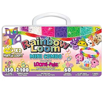 Rainbow Loom Loomi-Pals Mini Bracelet Making Combo with Happy Loom