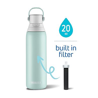 Brita 20-oz. Stainless Steel Water Bottle with Filter