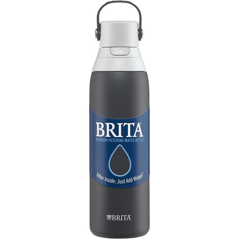 Brita 20-ounce Stainless Steel Water Bottle with Filter