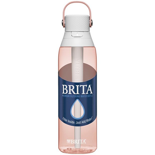 Brita Premium 26 oz. Filtering Water Bottle with BPA Free in Sea Glass Blue  6025836519 - The Home Depot
