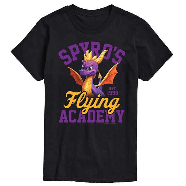 Big Tall Spyro Flying Academy Tee
