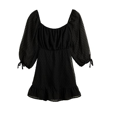 Speechless Little Girls Short Sleeve Cap Sleeve Skater Dress, Color