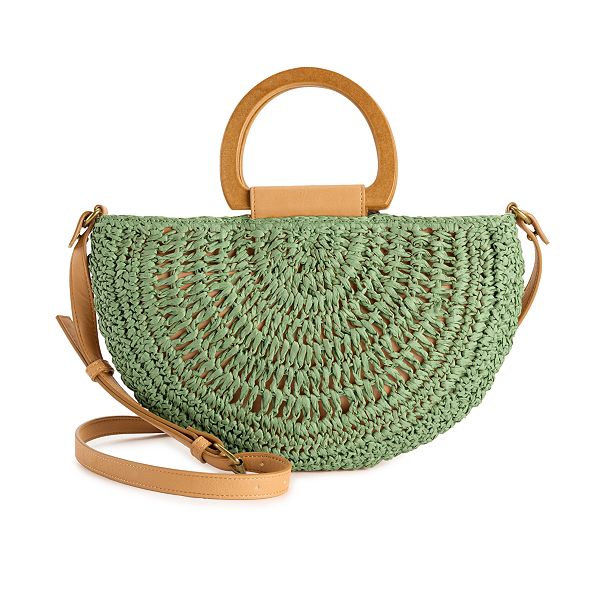 Sonoma Goods For Life® Twist Straw Crossbody Bag