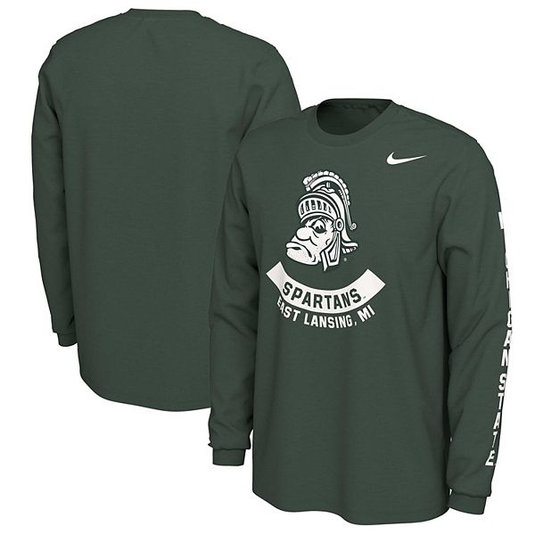 Men's Nike Navy Michigan State Spartans Team Vault Logo T-Shirt