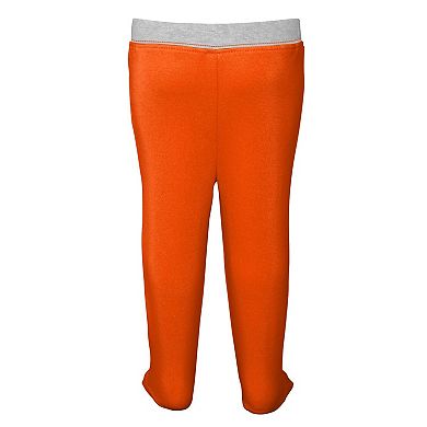 Newborn & Infant Orange/White Clemson Tigers Dream Team Raglan Long Sleeve Bodysuit Hat & Pants Set