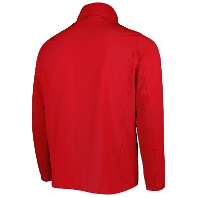 Men's Under Armour Red Wisconsin Badgers Squad 3.0 Full-Zip Jacket