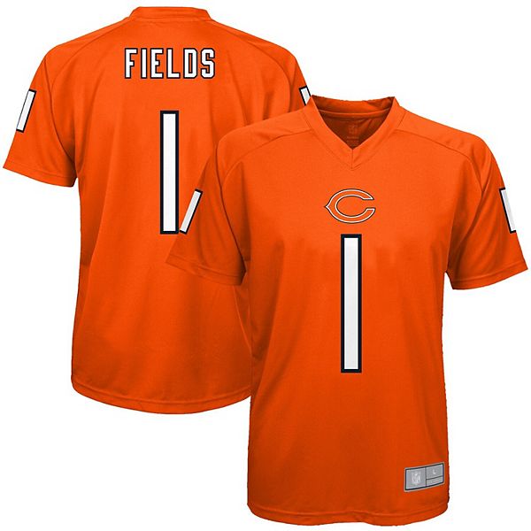 Officially Licensed NFL Chicago Bears Men's Justin Fields Raglan