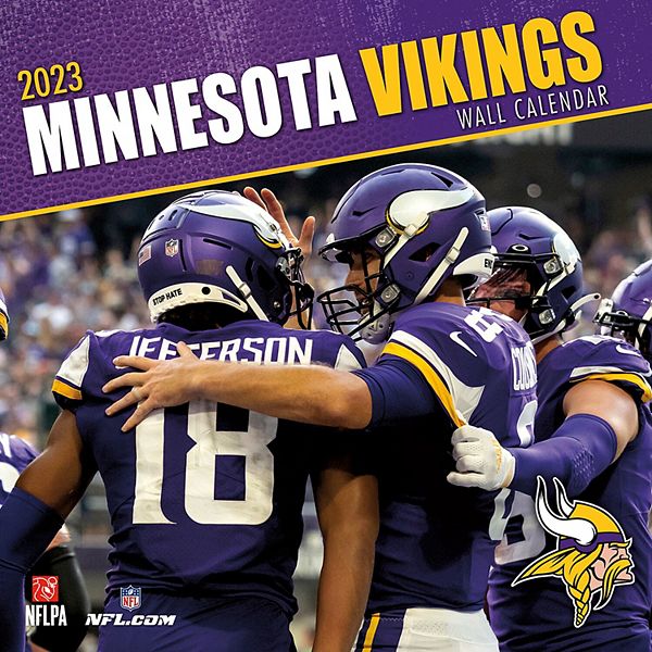  TURNER SPORTS Minnesota Vikings 2023 22X17 Desk Calendar  (23998061542) : Sports & Outdoors