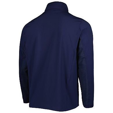 Men's Under Armour Navy Notre Dame Fighting Irish Squad 3.0 Full-Zip Jacket