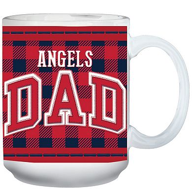 Los Angeles Angels 15oz. Buffalo Plaid Father's Day Mug