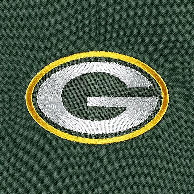 Men's Green Green Bay Packers Big & Tall Quarter-Zip Top