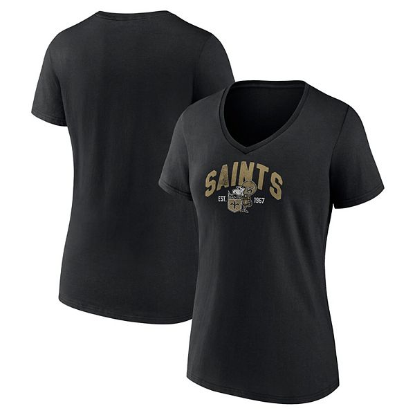 Women's Fanatics Branded Black New Orleans Saints Plus Size