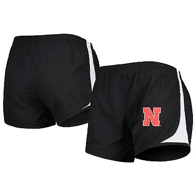 Women's Black Nebraska Huskers Sport Shorts