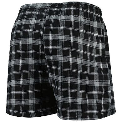 Men's Concepts Sport Black/Gray Chicago White Sox Ledger Flannel Boxers