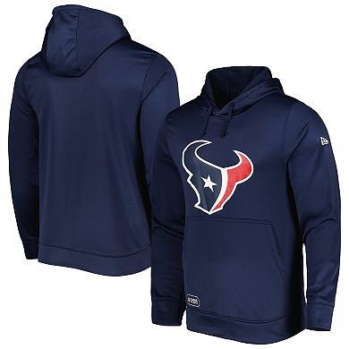 Men's New Era Navy Houston Texans Combine Authentic Stadium Pullover Hoodie