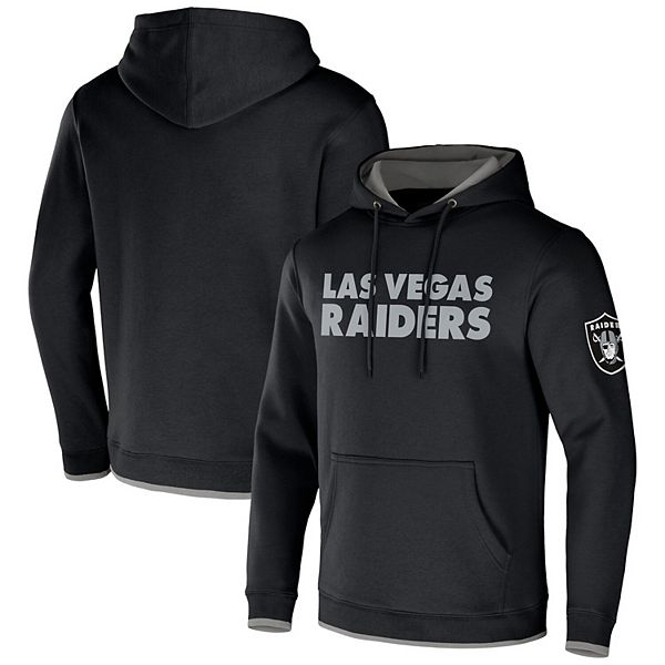 Men's Fanatics Branded Black Las Vegas Raiders Big & Tall Pullover Hoodie