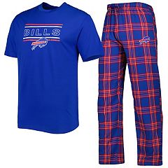 Men's FOCO Royal Buffalo Bills Team Ugly Pajama Set Size: Small