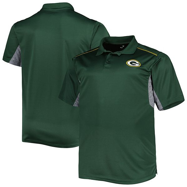 Men's Green Green Bay Packers Big & Tall Team Color Polo