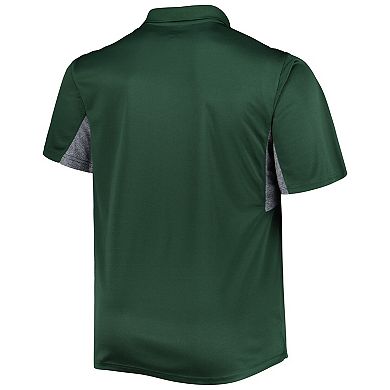 Men's Green Green Bay Packers Big & Tall Team Color Polo