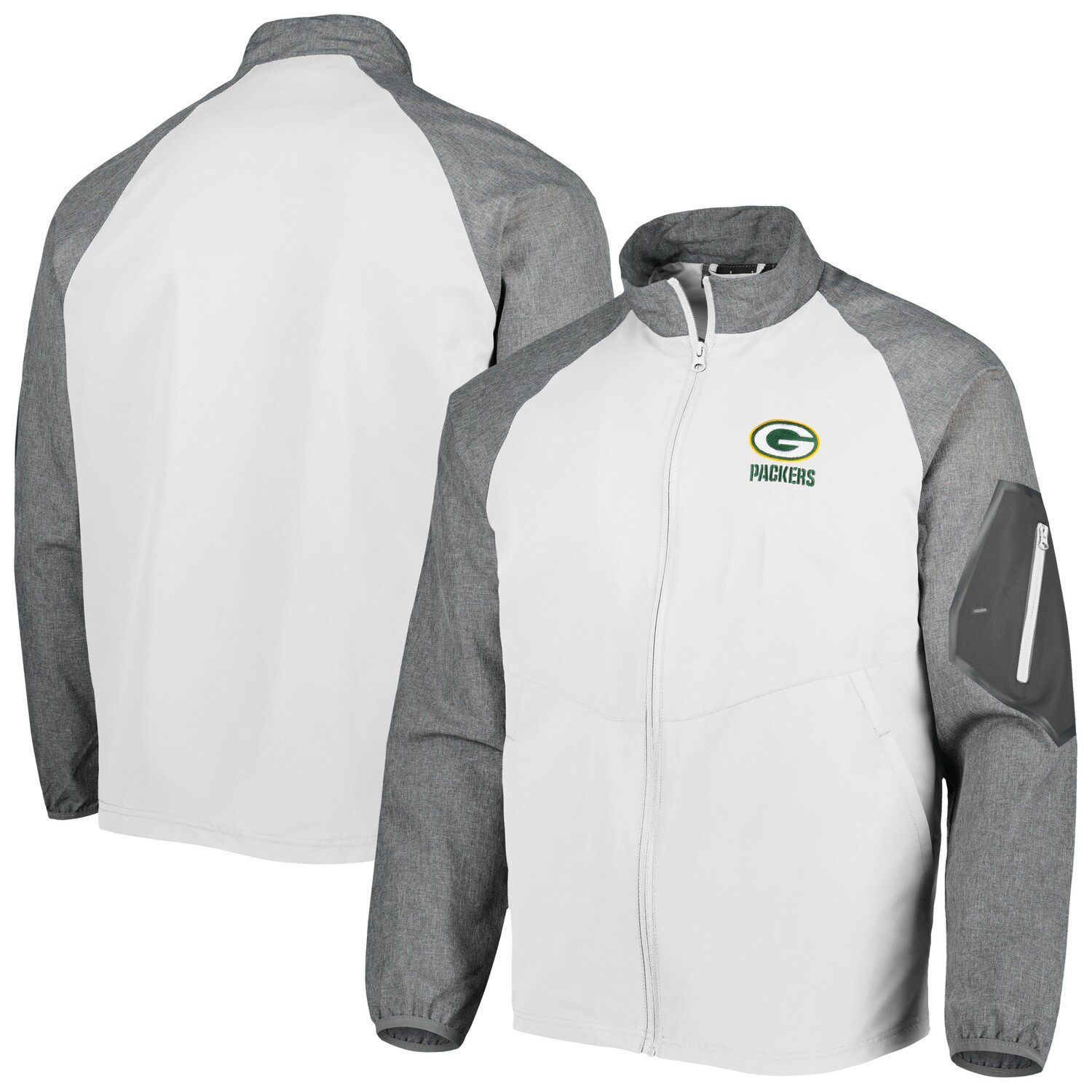 Men's Dunbrooke Green Bay Packers Logo Legacy Stadium Full-Zip Jacket Size: Medium