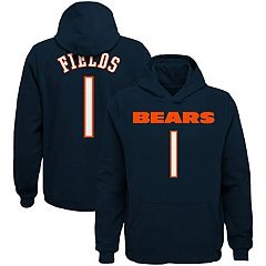 NFL Team Apparel Youth Chicago Bears Dynamic Duo Grey Pullover Hoodie