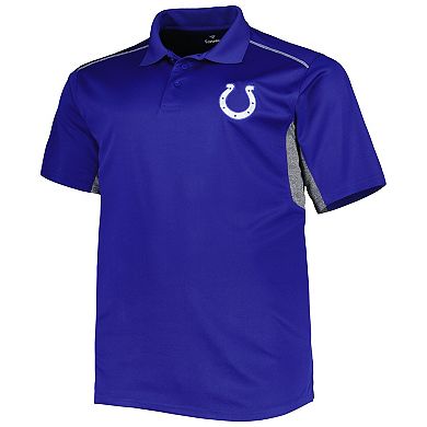 Men's Royal Indianapolis Colts Big & Tall Team Color Polo