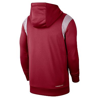 Men's Nike Crimson Alabama Crimson Tide 2022 Game Day Sideline Performance Pullover Hoodie