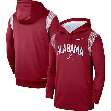 Men's Nike Crimson Alabama Crimson Tide 2022 Game Day Sideline Performance Pullover Hoodie