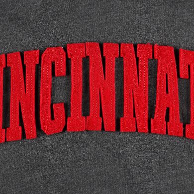 Women's Pressbox Black Cincinnati Bearcats Two-Hit Canyon Long Sleeve T-Shirt