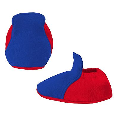Newborn & Infant Royal Chicago Cubs Little Champ Three-Pack Bodysuit Bib & Booties Set