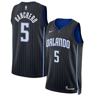 Unisex Nike Paolo Banchero Black Orlando Magic 2022 NBA Draft First Round Pick Swingman Jersey - Icon Edition