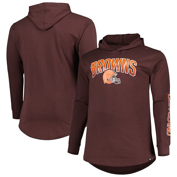 Men's Fanatics Branded Brown Cleveland Browns Big & Tall Front