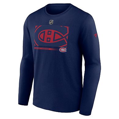 Men's Fanatics Branded Navy Montreal Canadiens Authentic Pro Core ...