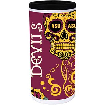 Arizona State Sun Devils Dia Stainless Steel 12oz. Slim Can Cooler